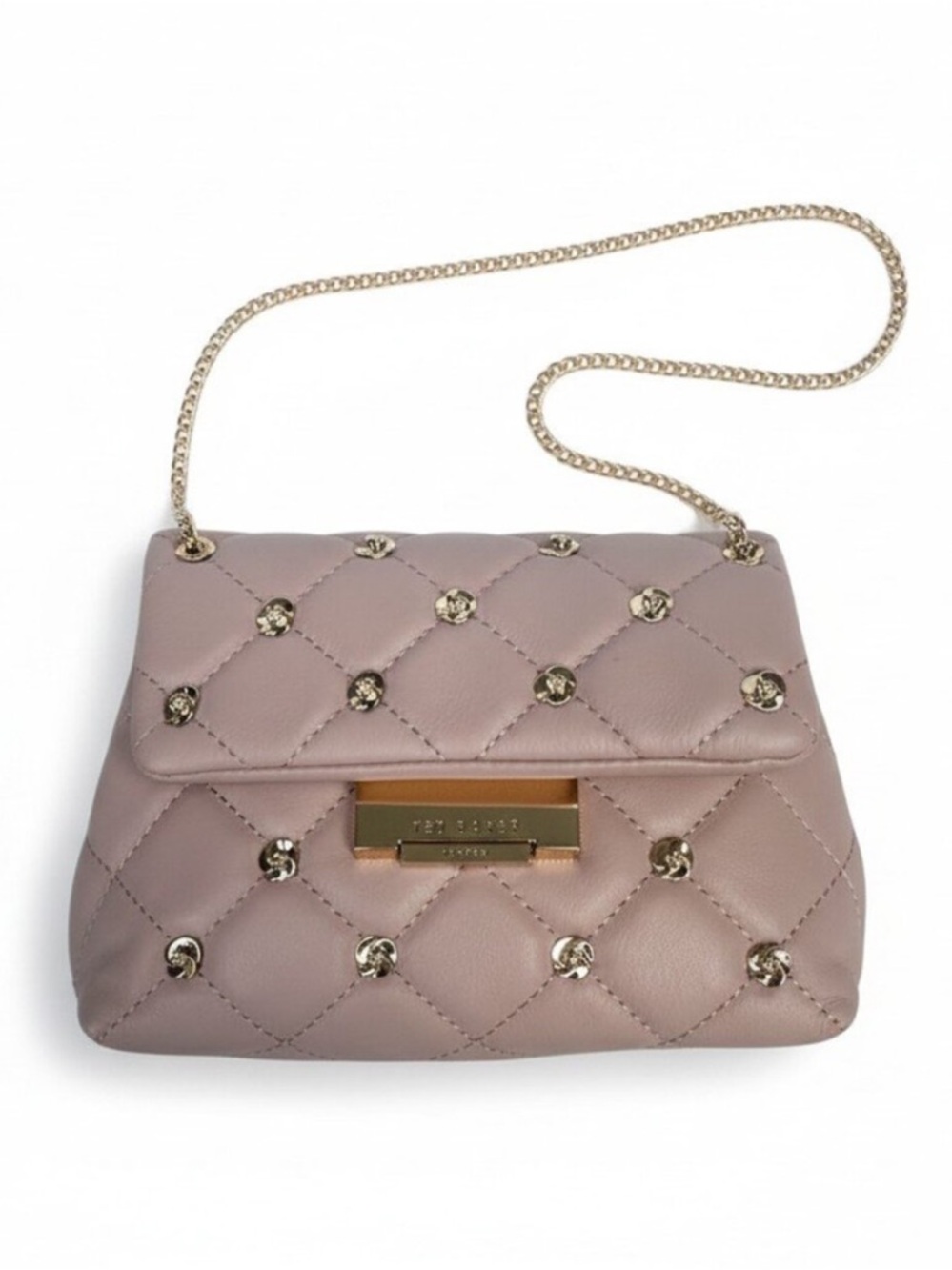 Ted Baker London Ginn Quilted Leather Crossbody Bag